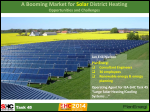 A Booming Market for Solar District Heating